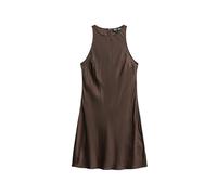 Superdry Satin Racer Kurzes ärmelloses Kleid XS Bracken Brown
