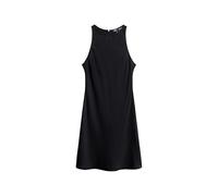 Superdry Satin Racer Kurzes ärmelloses Kleid L Black