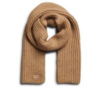 Superdry Damen Schal mit Rippmuster Geröstetes Kokosbraun 1SIZE