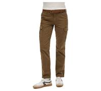 Superdry Damen Schmale Cargohose mit mittlerer Leibhöhe Kaki 29/32