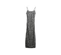 Superdry Bias Cut Maxi Slip Langes Kleid XS Grey Animal Print
