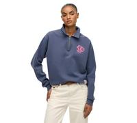 Superdry Damen SD&Co. Pullover mit Kragen und Reißverschluss
