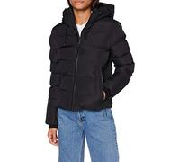 Superdry Damen Spirit Sports Puffer Jacket Jacke, Black, 44 EU/XL (Herstellergröße: 16)