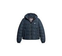 Superdry Damen Spirit Sports Steppjacke mit Kapuze Dunkles Marineblau 44