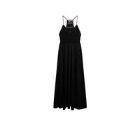 Superdry Damen Spitzen-Maxikleid aus Jersey Schwarz 42