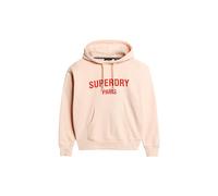 Superdry Damen Sport Luxe Loose Hood Sweatshirt, Mauve Morn Pink, 38