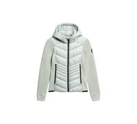 Superdry Damen Storm Fleecejacke mit Kapuze Puritanisches Grau 42