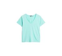 Superdry Studios Slub Embroidered Kurzarm-t-shirt Mit V-ausschnitt S Fluro Mint
