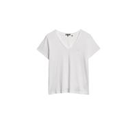 Superdry Damen Studios SLUB EMB VEE Tee Businesshemd, weiß, XXS