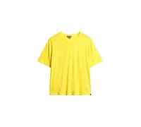Superdry Damen Studios Crew T-Shirt Flamme Gelb 42