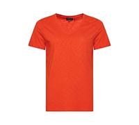 Superdry Damen Studios T-Shirt aus Bio-Baumwolle mit V-Ausschnitt und Tasche Pürierter Kürbis 34