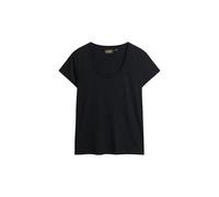 Superdry Damen Studios T-Shirt mit tiefem Ausschnitt