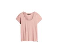 Superdry Damen Studios T-Shirt mit tiefem Ausschnitt