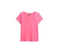 Superdry Damen Studios T-Shirt mit tiefem Ausschnitt Azalea Pink 40