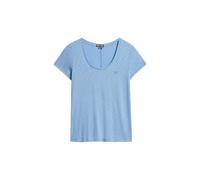 Superdry Damen Studios T-Shirt mit tiefem Ausschnitt Glockenblume 42