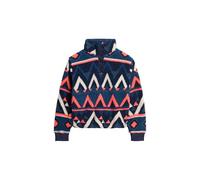 Superdry Damen Superweicher Bedruckter Teddy-Fleece Marineblauer Frotteedruck 38