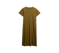Superdry Damen T-Shirt-Midikleid Kaki 38