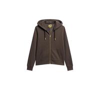 Superdry Damen Tattoo Strass Zip Hood Sweatshirt, Kohleschwarz, 36