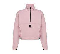 Superdry Damen Tech kastiges Sweatshirt mit halblangem Reißverschluss Altrosa 38