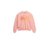 Superdry Damen Tonal Vl Loose Sweatshirt, Pfirsichrosa (Peach Pink Marl), 40