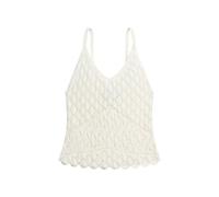 Superdry Crochet Cami ärmelloses T-shirt XS Desert Bone Off White