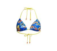Superdry Damen Triangel-Bikinioberteil mit Schnürung Blauer Delfin Ozean 40