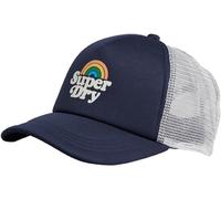 Superdry Damen Trucker Cap mit Vintage-Grafik Dunkles Marineblau Cord 1SIZE