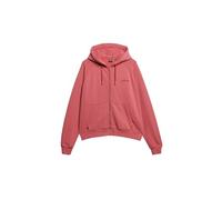 Superdry Damen Übergroße Essential Logo Raglan-Kapuzenjacke Stechpalmenbeere Rot 42