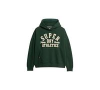 Superdry Damen Übergroßes Athletic Essentials Hoodie mit Applikation Emaillegrün 42