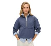 Superdry Essential Logo Oversized Halbreißverschluss-sweatshirt S Lauren Navy