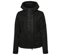 Superdry Damen ULTIMATE MICROFIBRE WIND JKT A2 - Windfamilie, Jet Black,
