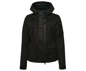 Superdry Damen ULTIMATE MICROFIBRE WIND JKT A2 - Windfamilie, Jet Black,