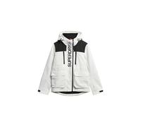Superdry Damen Ultimate Windjacke in Blockfarben Wollweiß/Schwarz 42
