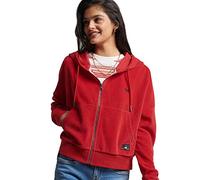 Superdry Damen Verkürzte Vintage Kapuzenjacke Soda Pop Rot 38