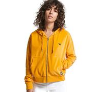 Superdry Damen Verkürzte Vintage Kapuzenjacke Utah Gold 40