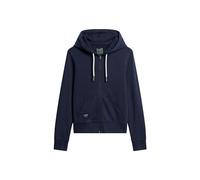 Superdry Damen Verzierte Archiv Kapuzenjacke mit Reißverschluss Kräftiges Marineblau 38