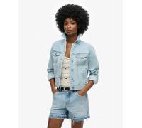 Superdry Damen Verzierte Jeansjacke Echo Hell Vintage 44