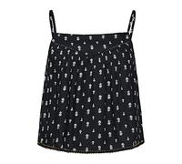 Superdry Womens Vintage Embellished TOP Trägershirt/Cami Shirt, Black Geo, L