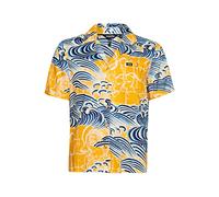 Superdry Damen Vintage Beach Resort Hemd Nimi Kam Gold 38