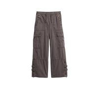 Superdry Damen Vintage Cargohose mit niedriger Leibhöhe Stonewash Taupe Braun 38
