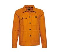 Superdry Damen Vintage Chore Jacke aus Bio-Baumwolle Kürbis Gewürzbraun 36