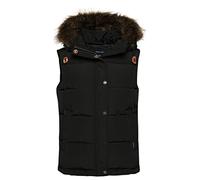 Superdry Vintage Everest Faux Fur Vest Schwarz S Frau (Herstellerartikelnummer: W5011395A-02A-10)