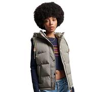 Superdry Damen Vintage Everest Kapuzenweste Hellkaki 36