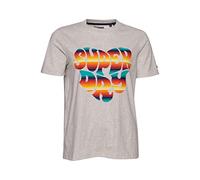 Superdry Vintage Scripted Infill T-shirt Grau M Frau (Herstellerartikelnummer: W1011054A-C5T-12)