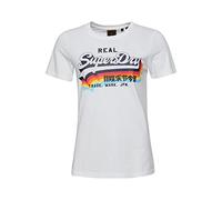 Superdry Vintage Logo Short Sleeve T-shirt Weiß XS Frau (Herstellerartikelnummer: W1010255A-01C-8)