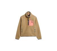 Superdry Halbreißverschluss-Sweatshirt Vintage Retro Classic Tan Brown XL