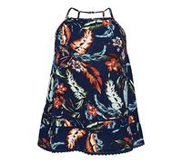 Superdry Womens Vintage Beach TOP Trägershirt/Cami Shirt, Indo Leaf Navy, S