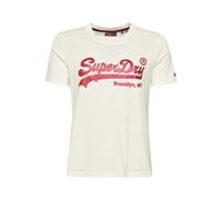 Superdry Embellished Vintage Logo Short Sleeve T-shirt Beige XS Frau (Herstellerartikelnummer: W1011246A-8ML-8)