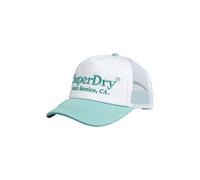 Superdry Damen Vintage Trucker Cap Baskenmütze, Optic/Cerulean Dusk, One Size