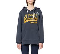Superdry Damen VL AC Hood BB Hooded Sweatshirt, Eclipse Navy, XL